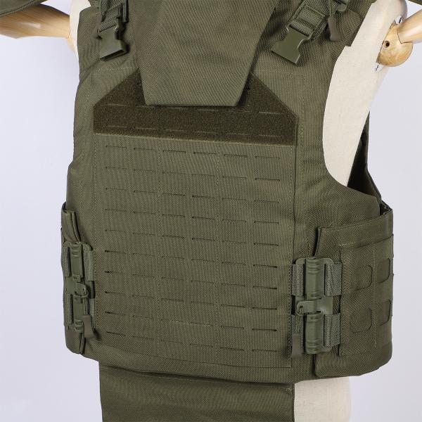 Removable Shoulder Strap Combat Tactical Vest with Molle System and Adjustable Waist Straps