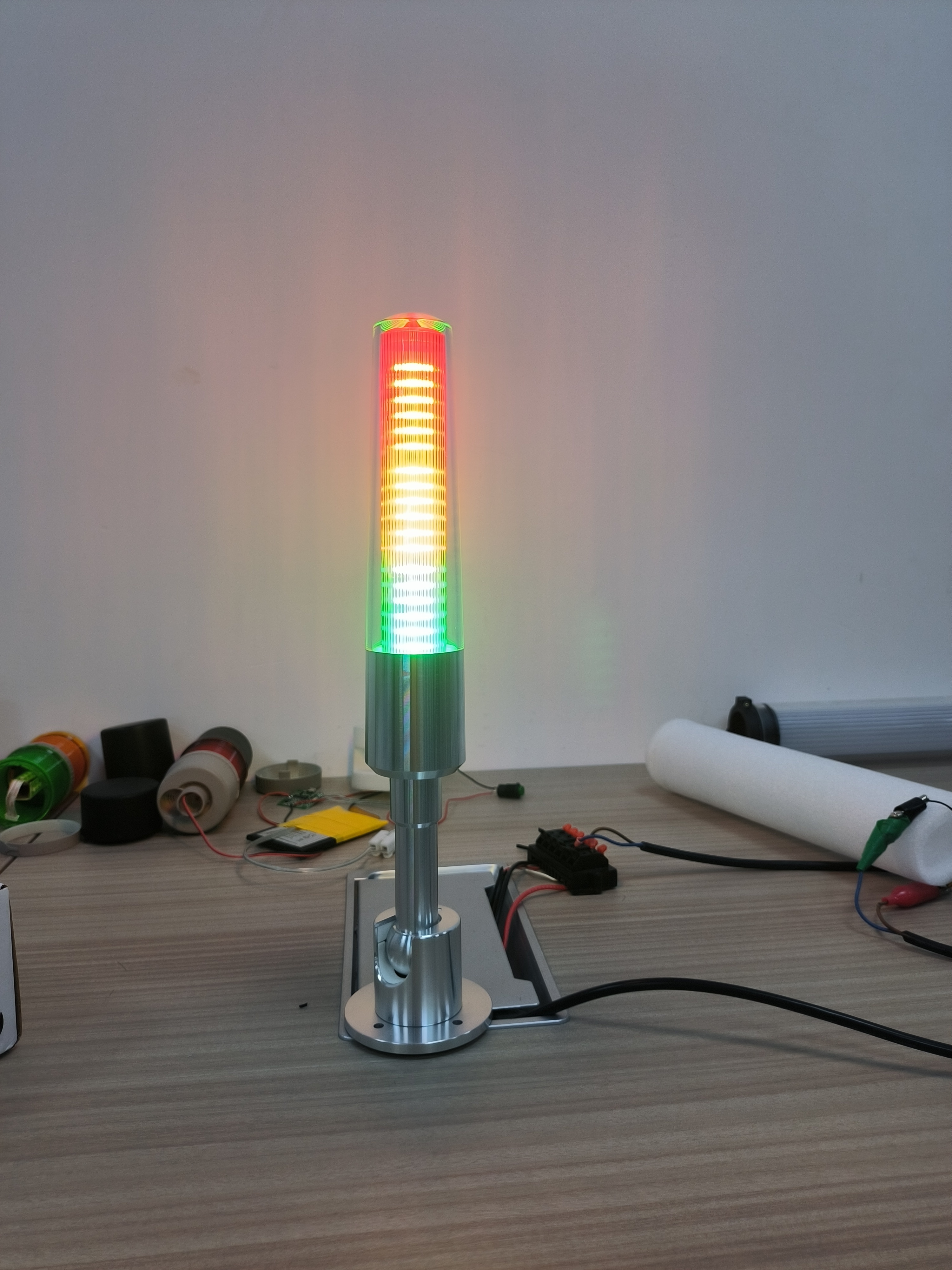 ONN M4S-F Industrial LED Signal Tower Foldable Base 5 Layers PC Lens Use For CNC Equipment