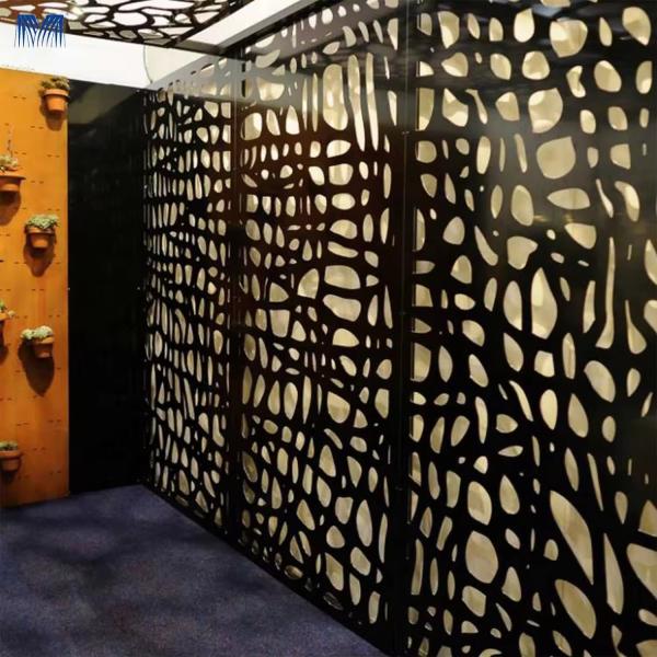 Silver Outdoor Metal Aluminum Decorative Privacy Screens With Low Maintenance