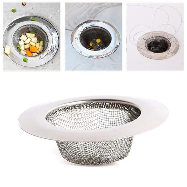 Sink Filter For Kitchen Bathroom Home，Custom Diameter ， Stainless Steel Sink Drainer Mesh