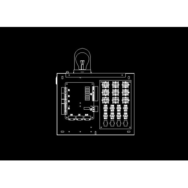 Коробка осмотра лифта компонентов безопасности лифта IP65 с переключателем аварийной остановки