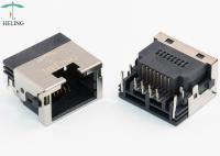 Tabulez vers le haut de l'entrée RoHS de côté de profil bas de connecteurs de 1x1 8P8C RJ45 conforme