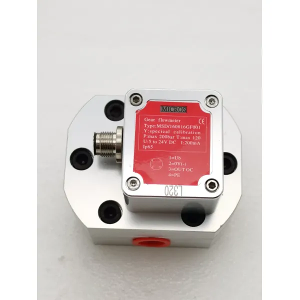 Accuracy Gear Positive Fuel Oil Replacement Aluminum Output Unit Gear Flow Senor