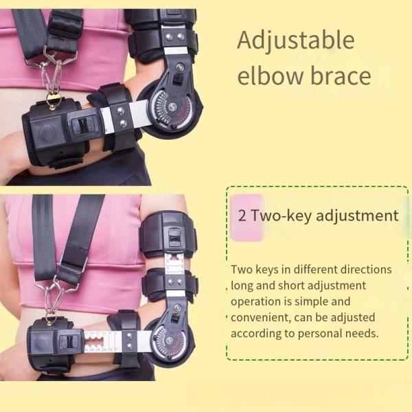 Lightweight Flat Noodles Adjustable Elbow Joint Fixation Brace for Effective Support