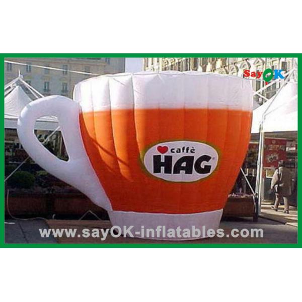 Кофейная чашка напольной рекламы раздувная для сбывания