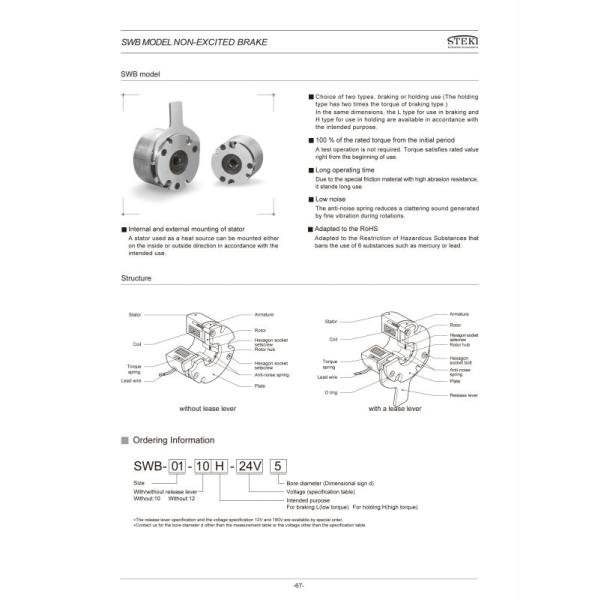 STEKI 2019 SWB Non-Excited Brake The Ultimate Choice for Motors Elevators and Washers