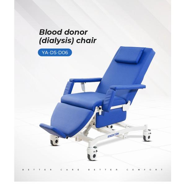 Движимость стулы диализа больноого с тюфяком высокой плотности крышки PU