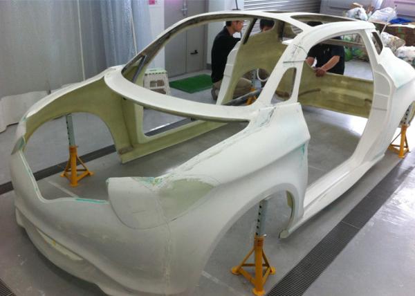 High Strength FRP Hood Exterior Panels ROHS And EU REACH Approved