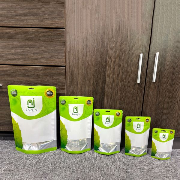 Custom Order Mylar Bags Material Structure PET VMPET PE Die Cut Shape 1 oz 14 28 G Recyclable Logo Printed Food Packaging