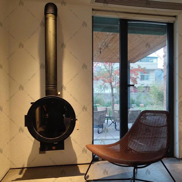 Carbon Iron Construction Wood Burning Fire Pit With Assembly Required Hanging Fireplace