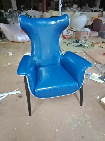 Modern Design Dining Room Furniture high back Leather Arm Chair Luxury Accent Chair