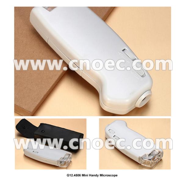 Mini Handy Jewelry Microscope For Jewelry Evaluating G12.4506 63mm*148mm 40x-150x