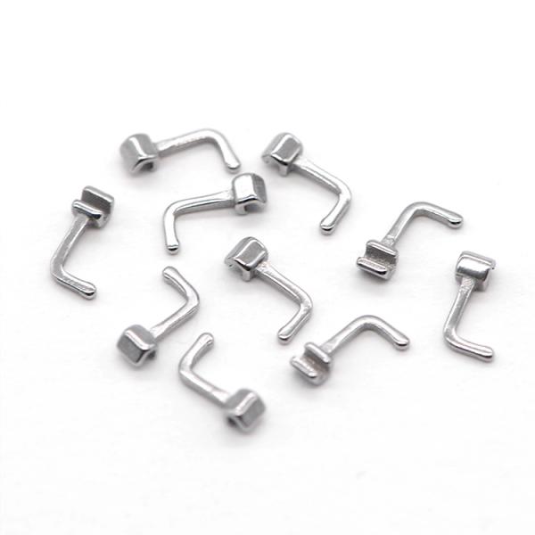 Clase II de acero inoxidable ortodóntico dental gancho de 90 grados conexión de alambre de arco con característica de encrucijado