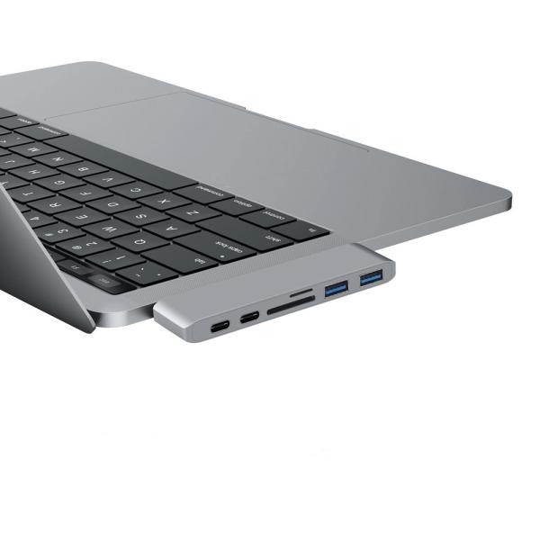 Aluminum USB 3.1 Type C Hub Adapter 4K Thunderbolt 3 USB C Hub With TF SD Reader Slot PD