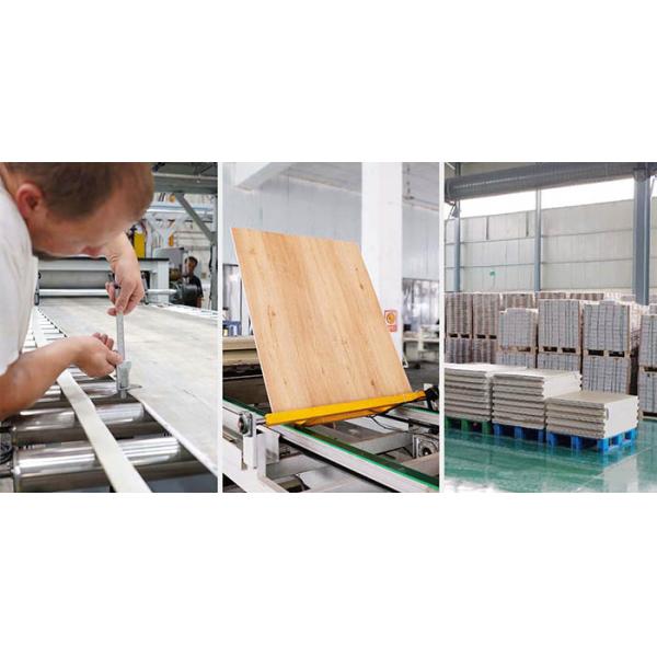 Выбитое жилое текстурирует коммерчески настил винила SPC звукопоглотительный