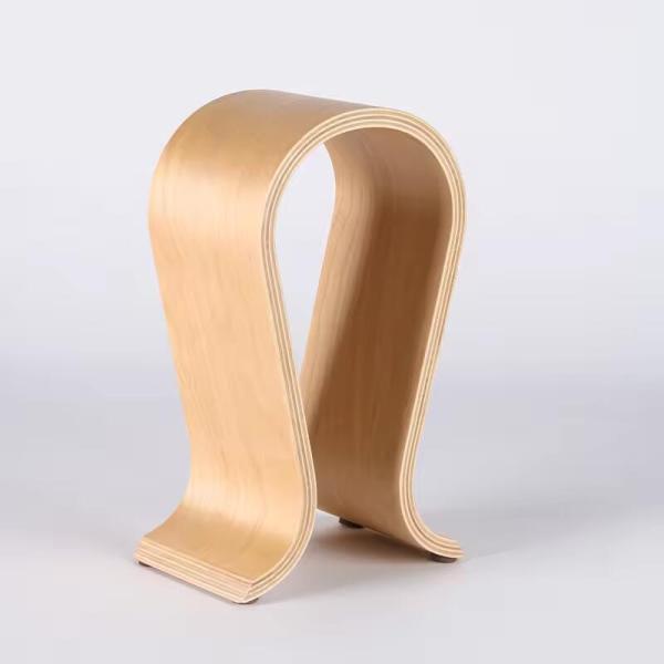 Display multiuso soporte de auriculares de madera Decoración del hogar
