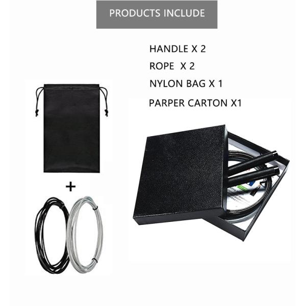 Работы прыгая веревочек спорт ручки OEM 17.5cm атлетические быстро проходят веревочка скачки