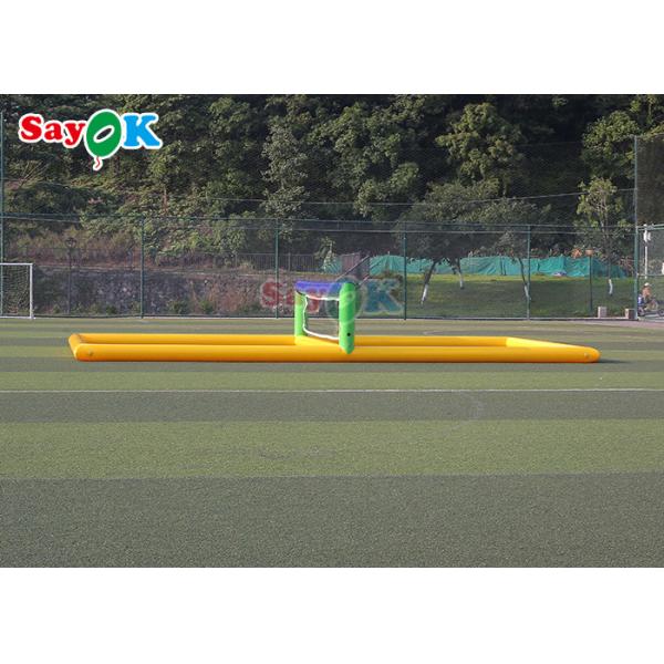 Внепроницаемый надувный бассейн для волейбола 0,9 мм ПВХ Водный волейбольный корт Взрыв Водные игрушки для спортивных водных игр