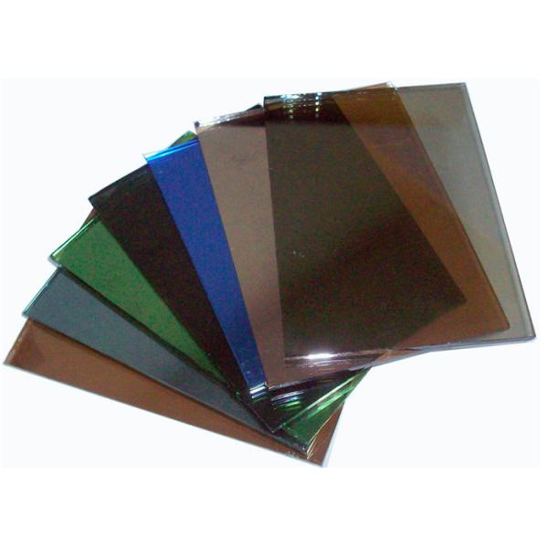 6mm Thickness Grey Tinted Glass , Tinted Tempered Glass For Buildings Material