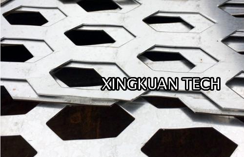 Grillage perforé hexagonal, matériel de Mesh Sheet Aluminum Iron solides solubles de nid d'abeilles
