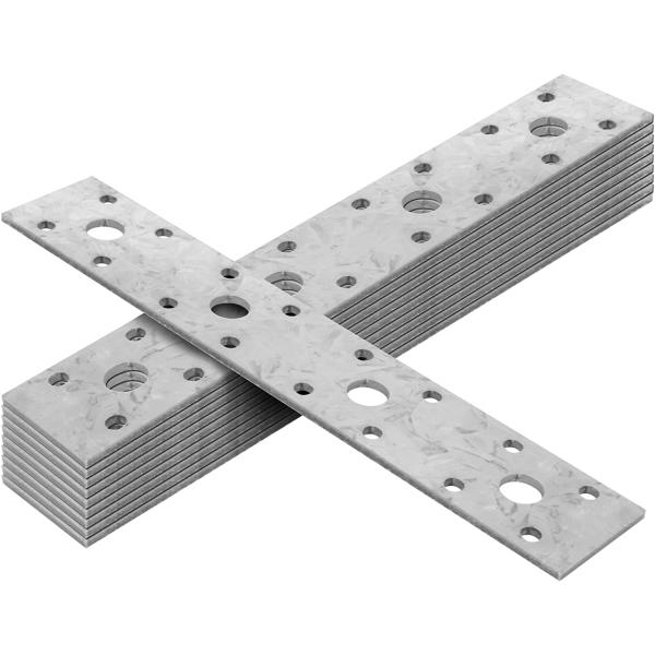 Galvanized Metal Fixing Bracket for Wood Repair Single-side Bracket 2-2.5mm Thickness