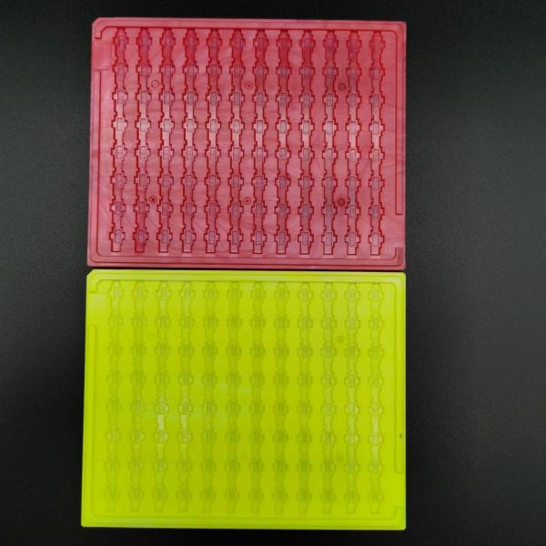 Nivelamento colorido estático da bandeja 0.4mm de transferência permanente do ESD que armazena filtros óticos