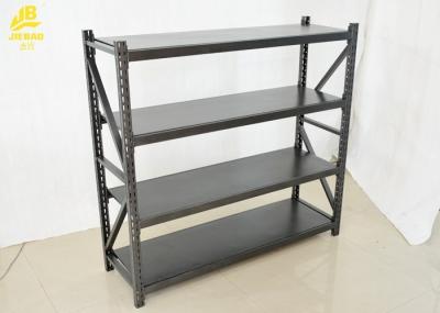 Teardrop Light Duty Storage Rack Disassembly Boltless Columns 3 Hooks Matt Black