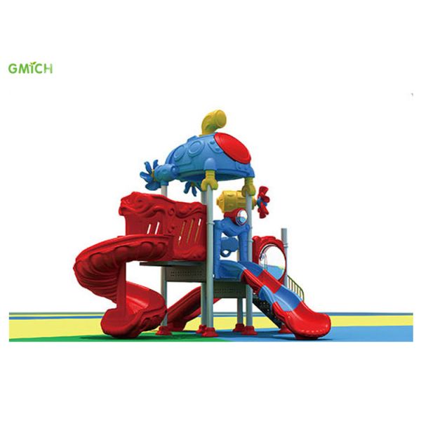 Anti Crack Small Swing And Slide Set Compact Outdoor Playset OEM Service