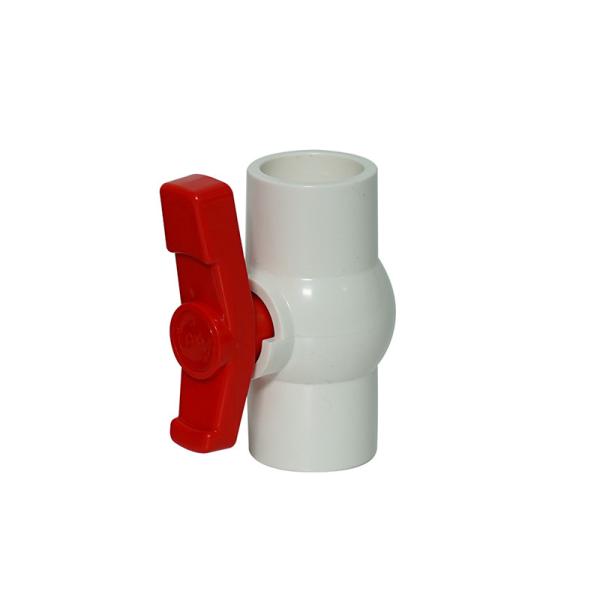 UV Resistant Industrial Pvc Switch Valve Compact Ball Valve Pvc
