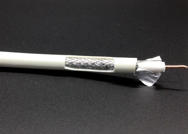 RG6 U 75 Ohm Coaxial Cable Foam PE Dielectric OEM USA Standard TV Wire