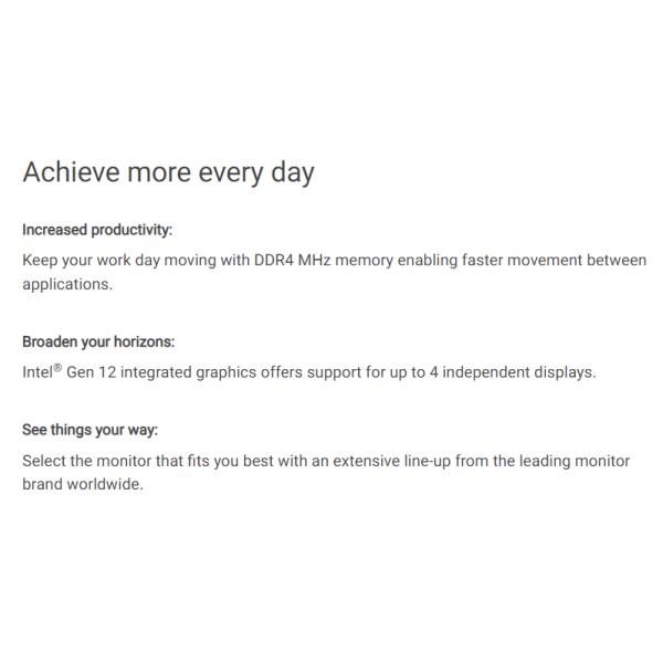 Dell OptiPlex 5000mff I7-12700 512GB 5000 Micro Form Factor Desktop Computer