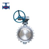 Valve à papillon à triple décalage de type lug