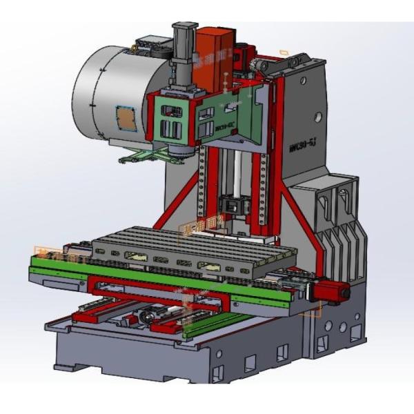 Automatic Vmc650 CNC Vertical Milling Machine with Fanuc Control System