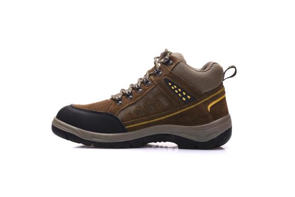 Anti Slip Sport Style Safety Shoes Brown Euro 36-47# With Protective Toe