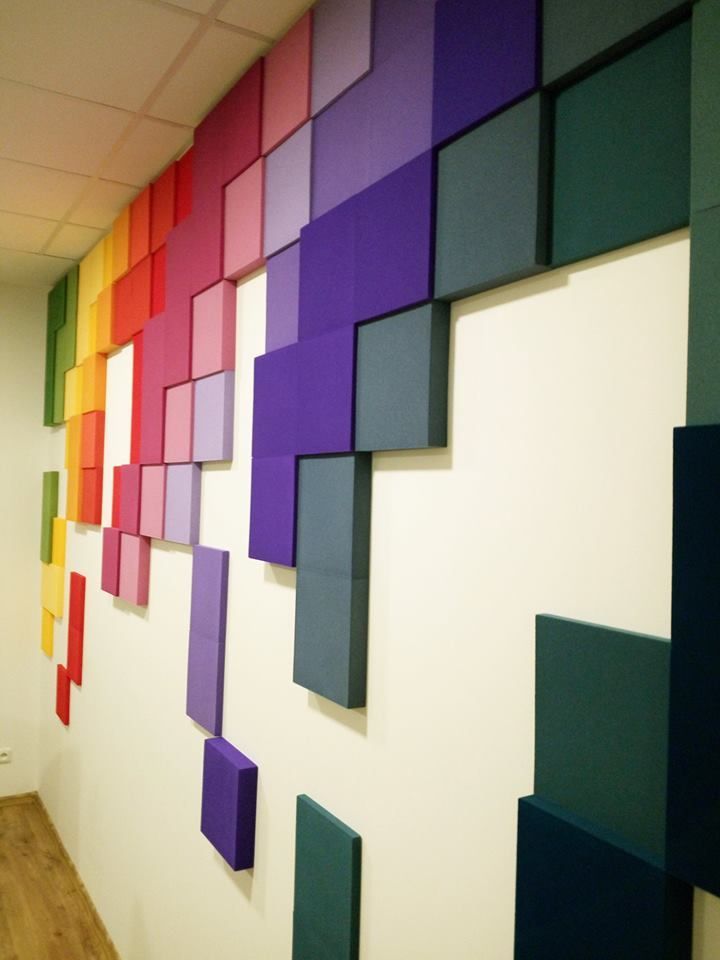 Natural Fabric Acoustic Panel Customized Fabric Wrapped Acoustic Board for