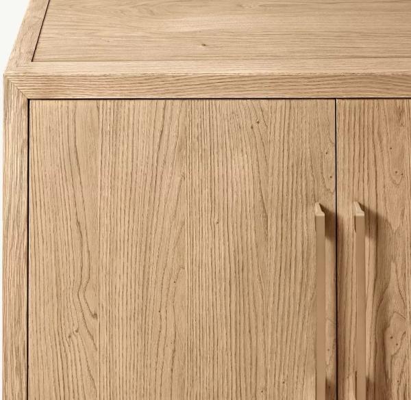 Bedroom Console Table Cabinet With Sintered Stone Top And Modern Design