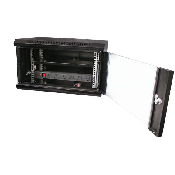 Custom Racks 19 Inch 6U Wall Mount Network Open Cabinet with Optional OEM Service