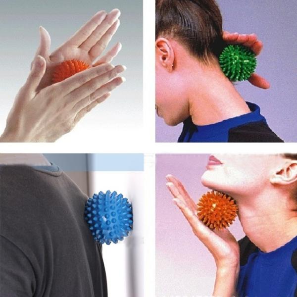 Fitness Mad Spiky Massage Ball Trigger Point Sport Fitness Hand Foot Pain Relief