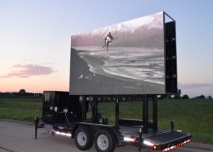 Outdoor Lifting Mobile Led Display Truck , Mobile Video Display 6mm Pixel Pitch