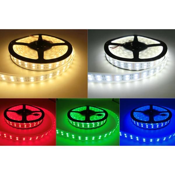 IP67 Waterproof 12v Led Strip Lights 5050 120 LEDs/m Silicone Tube