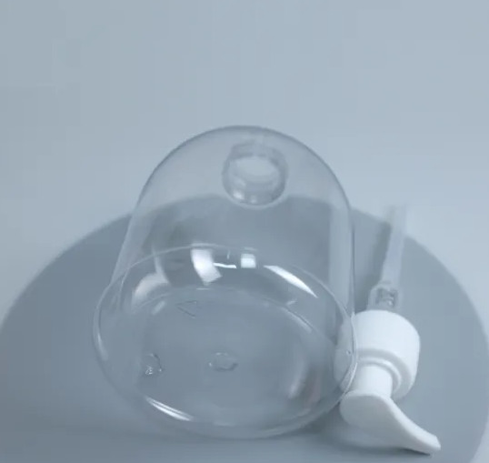 Прозрачная бутылка дезинфицирующего средства руки 500мл с насосом брызг для немедленного геля мытья руки