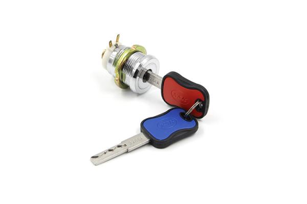 On / Off Safe Cam Lock , Iron Housing Standard Cam Lock Nickle Finish