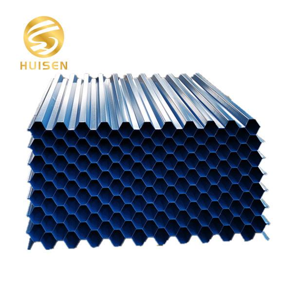 Blue Color Lamella Plate Settler / PVC Inclined Tube For Settling Tank