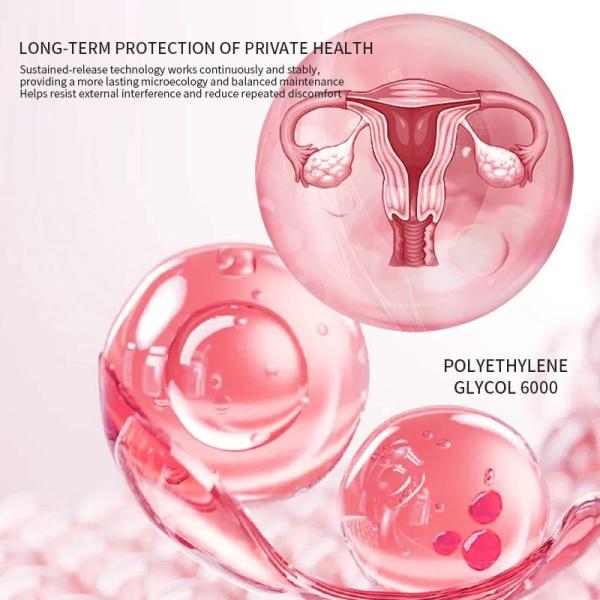 PH Balanced Vaginal Lactic Acid Suppositories Inhibits Pathogenic Bacteria Custom