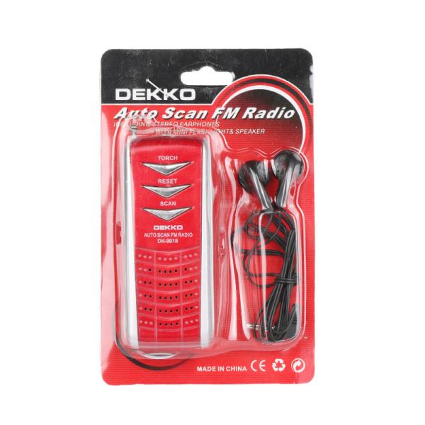 Fone de ouvido sem fio exterior Jack do rádio DSP Chip Handheld FM88 do orador de FM