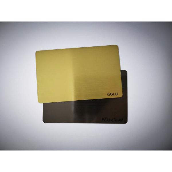 Красочная вытравляя почищенная щеткой толщина визитной карточки 0.25mm металла