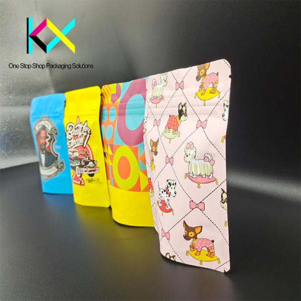 Children Resistant Digital Printed Packaging Bags With Soft Touch Film