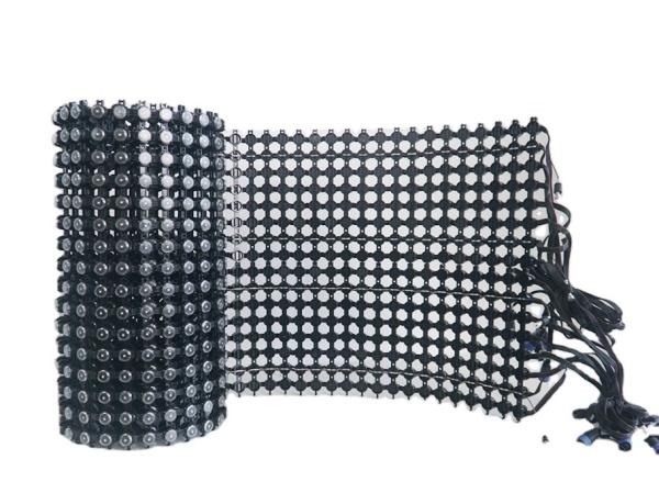 24.3W LED Glass Screen Waterproof IP66 P40 P50 P55 P62.5 P75 P100 LED Curtain Screen