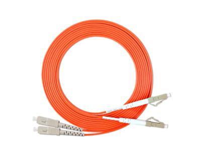 SGS  FTTH 2.0mm Multimode Fiber Jumpers / SC LC PC Armoured Patch Cord