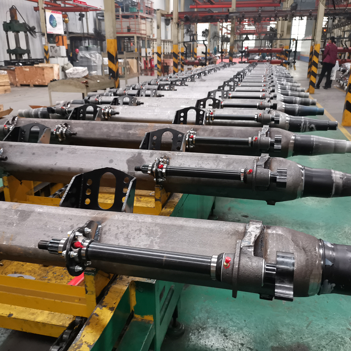 Американский Fuwa тип 2205MM Прицеп запасной части квадратный внутренний барабанная ось с 1850 мм рельс